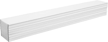Bathtub Cover Foldable 62.9" x 31.5" Bath Tray Adjustable PVC Shutter Bath Lid Anti-dust Bathtubs Cover for Tub Can Store Wine Glass, Books, Tablets, Cellphones (White)