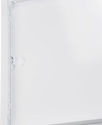 10" x 12" White Metal Access Door. Shaft Access Panel for Plumbing, Electricity, Heating, Alarm.
