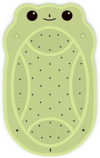 Bath Mat for Tub Non Slip Baby, 30"x18" Bathtub Mat Non Slip Kids, Shower Mat Natural Rubber no Odors, Textured Surface and Strong Suction Cups for Double Anti-Slip, Easy to Clean, Green