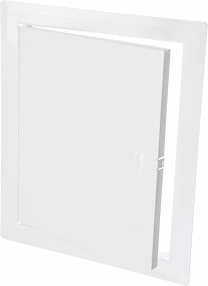 8" x 10" White Metal Access Door. Shaft Door Panel for Plumbing, Electricity, Heating, Alarm. Bathroom Access Hole Cover