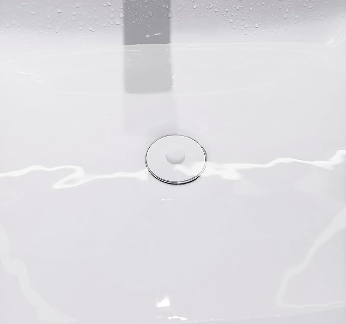 Bathtub Drain Stopper,Bathroom Sink Stopper，Drain Stopper, Sink Plug, Drain Plug, Silicone Stopper(1, Small+Large-Black)(Patented Design)