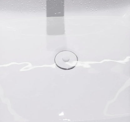 Bathtub Drain Stopper,Bathroom Sink Stopper，Drain Stopper, Sink Plug, Drain Plug, Silicone Stopper(1, Small+Large-Black)(Patented Design)