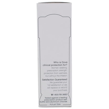 Dove Clinial Protection Deodorant, Original Clean, 1.7 oz (6 Pack) (Bundle)