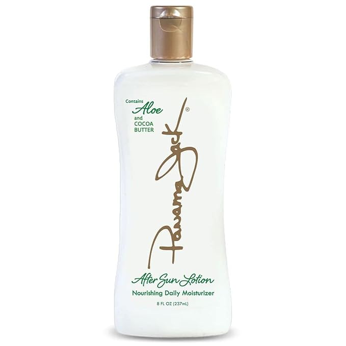 Panama Jack Aloe Moisturizer Lotion - After Sun Daily Skincare, Contains Aloe, Cocoa Butter, Olive Oils with Vitamin E, 8 FL OZ (Pack of 2)