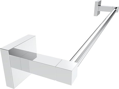 RUACQ Towel Bar 18inch, Towel Racks for Bathroom, 304 Stainless Steel Towel Holder Wall Mounted, Heavy Duty Bathroom Decor Towel Rod (Chrome)