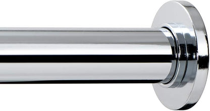 Ivilon Tension Curtain Rod - Spring Tension Rod for Windows or Shower, 24 to 36 Inch. Chrome