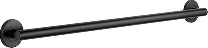 DELTA FAUCET 41836-BL Contemporary ADA Decorative Grab Bar, Matte Black