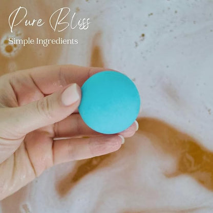 EvolutionUSA Refresh Bath Bombs for Women, 24 Lush Bath Bombs Mini Sized, Luxurious Womens Gift for Mother's Day, Easter, Birthday or Self Care, Luxurious & Relaxing Bathbombs, Womens Bath Balls