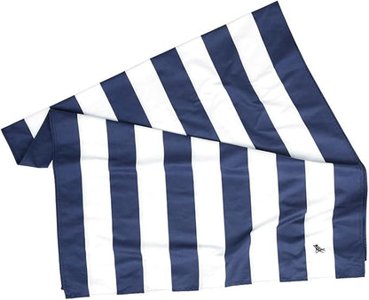 Dock & Bay Beach Towel - Quick Dry, Sand Free - Compact, Lightweight - 100% Recycled - Includes Bag - Cabana - Whitsunday Blue, Extra Large (200x90cm, 78x35)