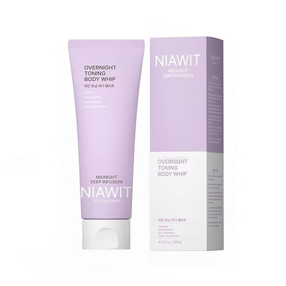 Overnight Toning Body Whip – Clinically Tested Night Cream for Firming & Moisturizing Arms, Thighs & Belly | Targets Loose Skin & Improves Tone While You Sleep, All Skin Types