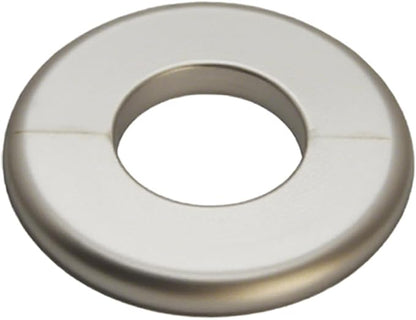 1 Piece Wall Split Flange, Self-Adhesive Escutcheon Plate for 28mm/1.1" Dia Pipe, ABS Round Plumbing Cover Plates for Bathroom Kitchen Toilet Faucet, Gold