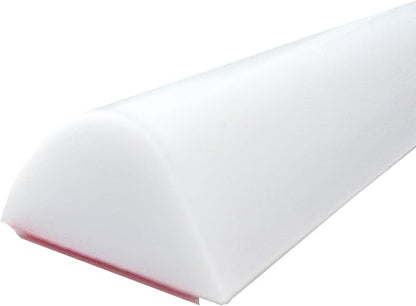 1/2" High Collapsible Shower Threshold Water Dam Barrier 67" Shower Water Stopper Barrier Shower Splash Guard For Walk In Shower Water Guard Suitable For Bathrooms Kitchens To Block Water Flow White