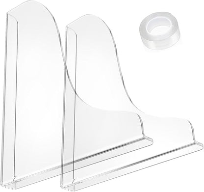 2PCS Clear Shower Splashing Guard, Acrylic Bath Angle Protection, Tub Corner Water Guards with Adhesive, Transparent Shower Water Guard for Home Bathroom