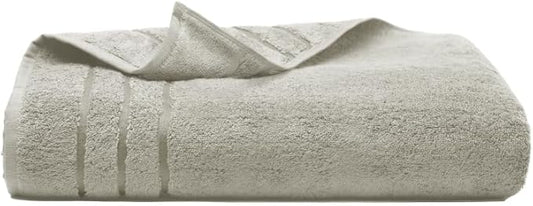 Cariloha Bath Towel | Harbor Gray |28"x54" | Turkish Cotton & Viscose Material Blend | Extra Smooth, Odor Resistant and Highly Absorbent