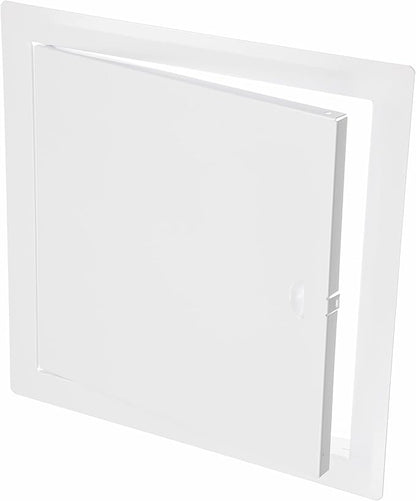 8" x 8" White Metal Access Panel for Drywall - Service Shaft Door Panel for Plumbing, Electricity, Heating, Alarm Wall Access Hole Cover