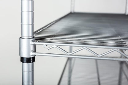 Omega 21" Deep x 48" Wide x 80" High 3 Tier Gray Starter Shelving Unit