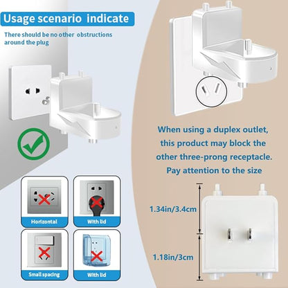 Wall Charger for Philips Sonicare Electric Toothbrush, Wireless Electric Toothbrush Wall Charger for Philips Sonicare HX6100/ HX3000/ HX6000/ HX8000/ HX9000 Series, White