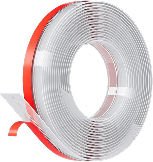 10FT Weather Stripping Door Seal - 1" Silicone Door Draft Seal Tape for Gaps Under Door Weatherstripping Sweep Stopper for Bottom of Shower Door/Sliding Glass Door