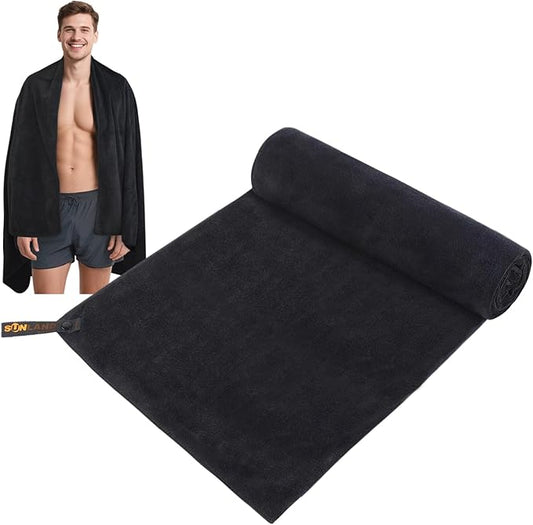 SUNLAND Microfiber Gym Bath Towel Ultra Soft Travel Camping Towel Super Absorbent Swimming Sport Towels for Adults and Children