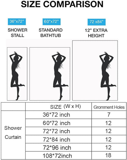 Riyidecor Small Stall Mountain Shower Curtain 36Wx72H Inch RV Narrow Green Yellow Sunset Sunrise Scenery Greenery View Landscape Woodland Bathroom Decor Fabric Polyester Waterproof 7 Pack Hooks