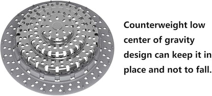 Bathtub Drain Hair Catcher，Bathtub Protector Suitable for Bathroom Bathtub, Pop-Up Drains. (Patented Product)