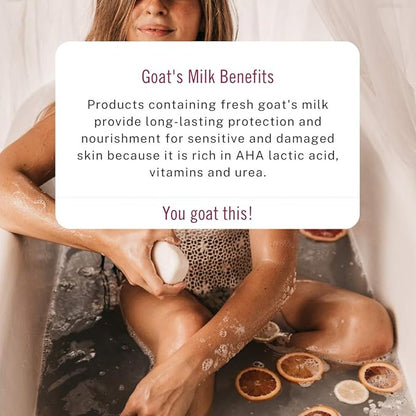 Goat Milk Lotion, Creamy Fragrance Free, Moisturizing Goat Milk Skin Lotion for Women and Men, Dry Skin Hydration with Fresh Goat's Milk, 11.8 oz