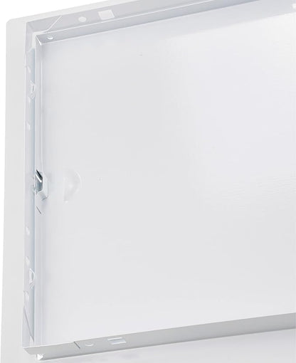 8" x 8" White Metal Access Panel for Drywall - Service Shaft Door Panel for Plumbing, Electricity, Heating, Alarm Wall Access Hole Cover
