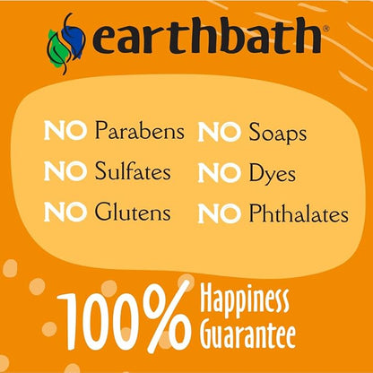 earthbath, Hypoallergenic Dog Shampoo - Fragrance Free Dog Shampoo for Allergies and Itching, Made in USA, Cruelty Free Dog Wash, Gentle Puppy Shampoo, Soothing Cat Shampoo - 16 Oz (1 Pack)