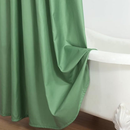 Stall Fabric Shower Curtain, Green and White Ombre Shower Curtains for Bathroom, Modern Decorative Bathroom Curtains, 54" W x 72" H