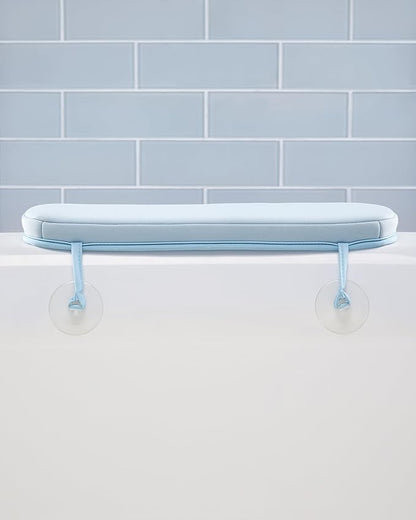 Skip Hop Baby Bath All-in-One Cushioned Elbow Saver & Kneeler Pad Set with Height-Adjustable Design and Quick-Dry Material, Wave
