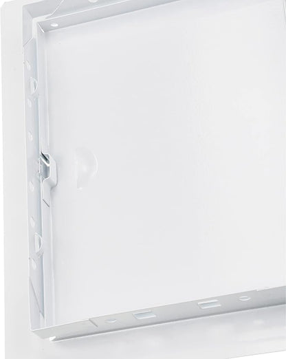 6" x 8" White Metal Access Door. Plumbing, Electricity, Heating, Alarm Wall Access Panel for Drywall