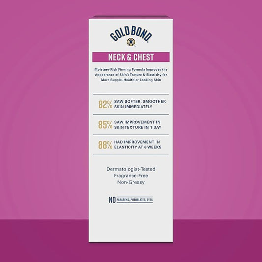 Gold Bond Age Renew Neck & Chest Firming Age Renew Cream, 2 oz., Clinically Tested Skin Firming Cream, Pack of 3