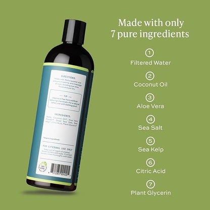 Aleavia Body Cleanse – Organic & All-Natural Prebiotic Body Wash – Fragrance-free and Sulfate-Free Enzymatic Body Cleanser – 16 Oz.
