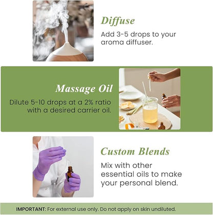 Handcraft Blends Palmarosa Essential Oil – Huge 4 Fl Oz – 100% Pure and Natural – Premium Grade Essential Oil for Diffuser and Aromatherapy, Skin, Massage, Candle and Soap Making Fragrance