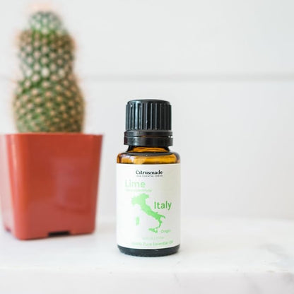 Lime Essential Oil - Direct from Citrusmade in Sicily- Pure Essential Oils for Diffusers and Aromatherapy in The Mediterranean - 100% Pure Therapeutic Grade (22lbs)