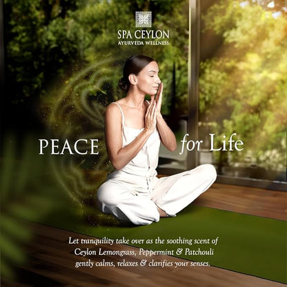 SPA CEYLON Peace Relaxing Body and Pillow Mist, Herbal Skin Care Spray with Lemongrass, Lavender and Peppermint, Hydrating & Calming, Vegan & Cruelty-Free