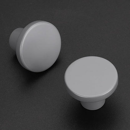 Ravinte 3 Pack Cabinet Knobs Grey Kitchen Cabinet Knobs Round Dresser Drawer Pulls Closet Door Pulls 1-1/5 Inch