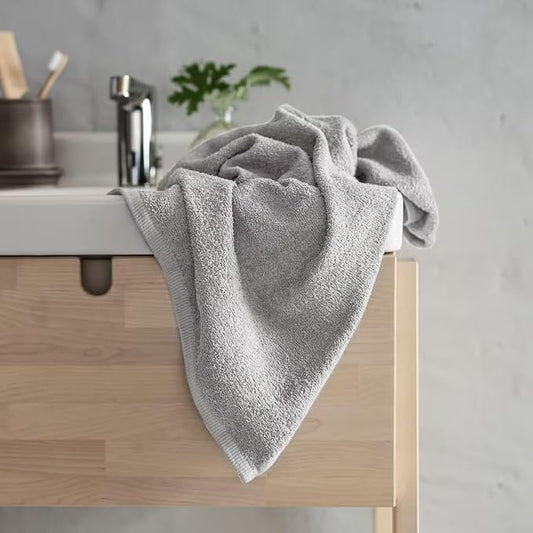 Delara 100% Organic Cotton Towels 650 GSM Plush Feather Touch Quick Dry Towel, 6-Piece Towel Set GOTS Certified, Oeko-Tex Green Certified, 1 Bath Towel, 1 Bath Sheet, 2 Hand Towels & 2 Wash Cloths