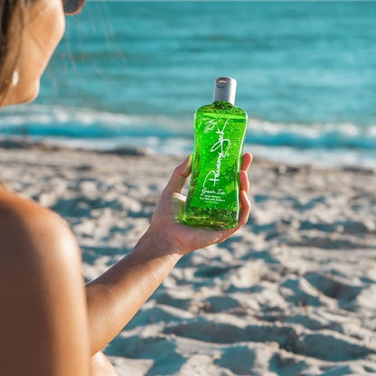 Panama Jack Green Ice Gel - Aloe Vera After Sun Formula Contains No Alcohol, Helps Preserve Tan, Relieves & Moisturizes Dry Skin & Sunburn, 8 FL OZ