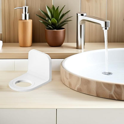Self Adhesive Wall Mounted Shower Gel Bottle Rack Hook Liquid Soap Holder Shampoo and Conditioner Dispenser for Bathroom Kitchen ()