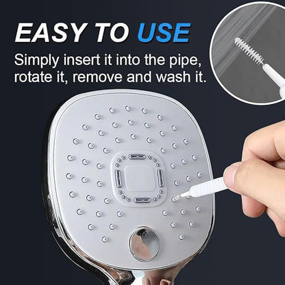 Multifunctional Shower Cleaning Tools Shower Cleaning Brush,2025 Upgrade Shower Head Cleaning Brush for Small Hole with Storage Boxes for Household Bathroom. (10 Pack)