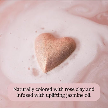 Pacha Soap Co. Jasmine Gardenia Froth Bath Bombs - Jasmine, Ylang Ylang & Sweet Citrus Scent, Handcrafted, Nourishing & Moisturizing Artisan Bath Bombs, Premium Ingredients, Made in The USA, 3-Pack