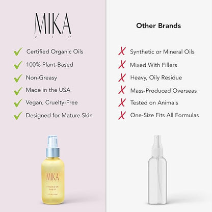 Luxury Organic Body Oil for Women | Hydrating & Moisturizing Body Oil after Shower | Certified Moisturizer for Dry Skin | Clean Beauty, Vegan and Paraben Free