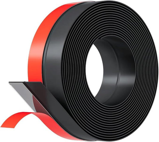 10FT Weather Stripping Door Seal - 2" Silicone Door Draft Seal Tape for Gaps Under Door Weatherstripping Sweep Stopper for Bottom of Shower Door/Sliding Glass Door