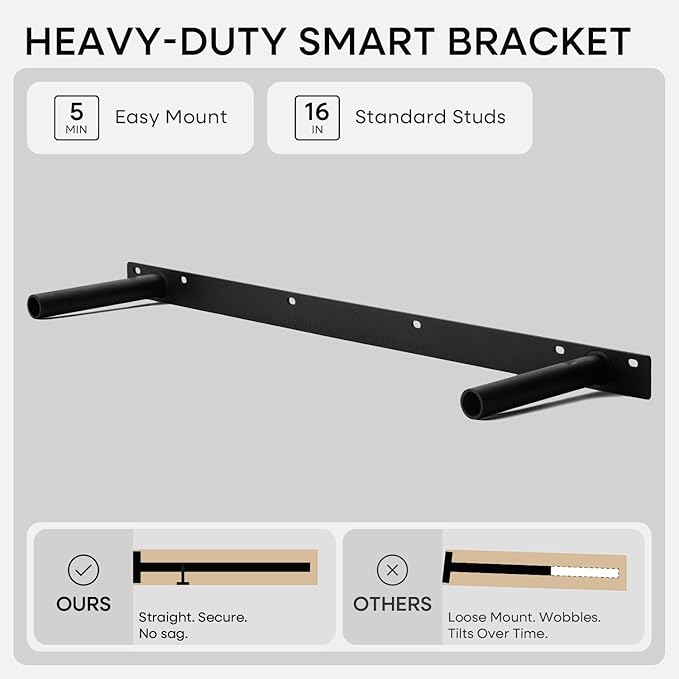 Homeforia Classic Walnut 36 inch Floating Shelf, High End Solid Real Wood Small 36inch Floating Shelves for Wall Mounted, 36in Floating Shelves, Heavy Duty Bracket, 36 X 6.5 X 1.75 inches, Set of 4
