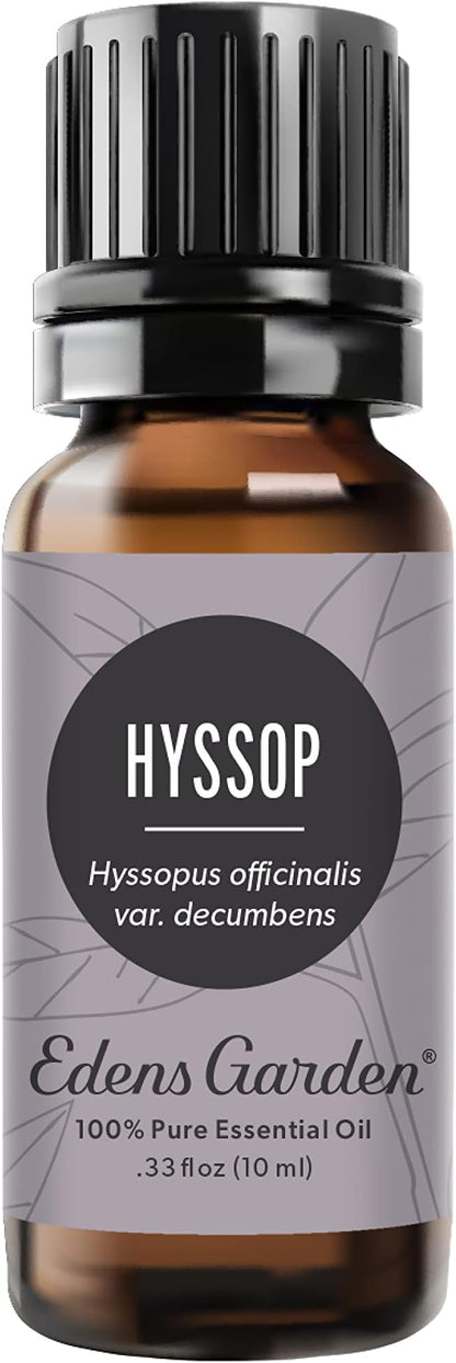 Edens Garden Hyssop Essential Oil, 100% Pure Therapeutic Grade (Undiluted Natural/Homeopathic Aromatherapy Scented Essential Oil Singles) 10 ml