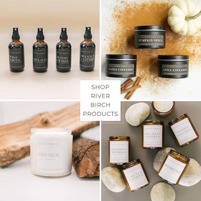 River Birch Pumpkin Spice Scented Natural Hand Soap Refill - Handmade Moisturizing Hand Wash Luxury Scented Hydrating Soap - Vegan and Non-Toxic - 32 Fl Oz