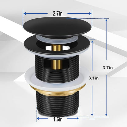 Pop-up Drain Kit for Freestanding Bathtub Tub Drain/Stopper,Freestanding Bathtub Drain Stopper,Suitable for Most Freestanding Bathtub