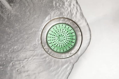 Kitchen Sink Strainer 3.25" - Dripsie Anti-Clog Food Catcher, Flexible Drain Basket, Dishwasher Safe, Standard Fit, Made in USA (1-Pack Green)