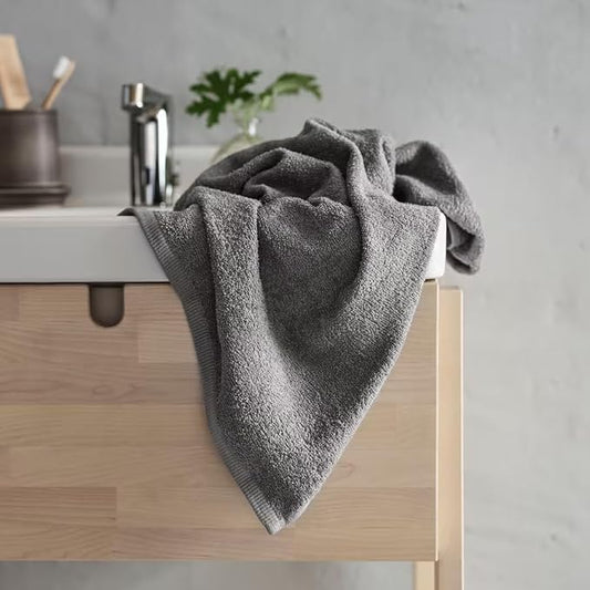 Delara 100% Organic Cotton Towels 650 GSM Plush Feather Touch Quick Dry Bath Towel, Pack of 3 GOTS Certified, Oeko-Tex Green Certified, Organic Cotton Bath Towel, 30"X58"